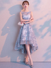Spitze Cocktailkleider Asymmetrisch High Low Formelles Partykleid