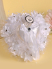 Spitze Kissen Strass Satin-Schleife Hochzeit Trauung