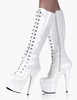 Spitze oben Plattform kniehohe Stiefel