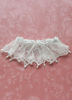 Spitzen Braut Strumpfband Elfenbein Bandbogen Blumen Hochzeit Strumpfband