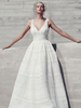 Spitzenkleider Weiß Kleid Mit Spitze und rückenfreiem Design ärmellos Cutouts Damenmode Kleider V-Ausschnitt für Sommer Spitze und Hochzeit