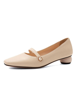 Square Toe Low Heels Akademische; speziell geformte Pumps für Damenschuhe