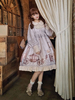 Süss Lolita OP Kleid 2021 Little Diary Bow Ruffle Lavender Lolita Einteiliges Kleid