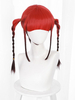 SSSS DYNAZENON Asukagawa Chise Cosplay Perücke Rot Hitzebeständige Faserperücken