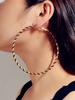 Statement Creolen Woven Pierced Women Jewelry
