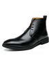 Stiefel für den Mann Bequeme PU-Leder Round Toe