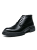 Stiefel für Herren Amazing Round Toe PU-Leder