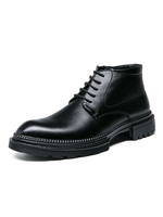 Stiefel für Herren Amazing Round Toe PU-Leder