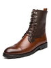 Stiefel für Herren Fashion Round Toe PU-Leder