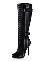Stiefel mit Stilettos in Schwarz