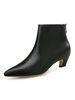 Stiefeletten aus künstlich mit Puppy Heels in Schwarz für Straßen-Style im schicken & modischen Style standartig Stielette