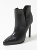 Stiefeletten PU Leder Pointed Toe Stiletto Absatz