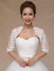 Stolen & Boleros 2021 Elfenbein Lace Trendy Hochzeit Braut Schal