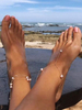 Strand Fußkettchen Füße Thong Barefoot Sandals Perle Ankle Armband