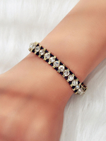 Strass Armband Webkette Kettenarmbänder