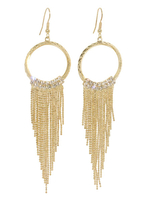 Strass Ohrringe Fringe baumeln