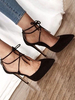 Suede High Heels 2020 Damen Spitze Spitze Oben Pumps