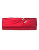 Superbe Clutch aus Satin mit Kunstdiamanten in Rot