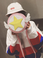 Sweat Lolita Tasche Card Captor Sakura Engel Flügel Design Starlet Pink Lolita Umhängetasche