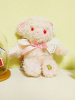 Sweet Lolita Backpack Bow bestickte Spitzenplüschlolita-Handtasche
