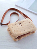 Sweet Lolita Bag Hellbraune Schultertasche Lolita-Accessoires aus Wildlederimitat