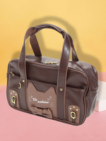 Sweet Lolita Bag JK Uniform Bögen Katze Leder Lolita Handtaschen