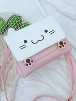 Sweet Lolita Bag Pink Schultertasche Leder Lolita Zubehör