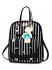 Sweet Lolita Bag Schwarz Leder Rucksack Lolita Zubehör