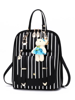 Sweet Lolita Bag Schwarz Leder Rucksack Lolita Zubehör