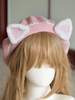 Sweet Lolita Barett Wolle Katzenohr Lolita Hut