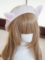 Sweet Lolita Baskenmütze Cat Ear Wolle Lolita Hut
