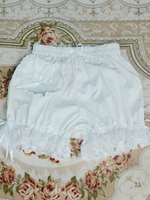 Sweet Lolita Bloomers Spitzenbögen Loose Leg White Lolita Shorts