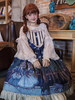 Sweet Lolita Bluse Chiffon-Rüsche Peter Pan Kragen Ecru Weißes Lolita Top
