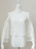 Sweet Lolita Blusen Weißes ärmelloses Lolita Top Lace Bows Lolita Shirt