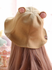 Sweet Lolita Bucket Hat Bär Ohr fühlte sich Kamel Lolita Cap