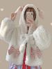 Sweet Lolita Coats weißer Polyester-Mantel Winter Lolita Outwears