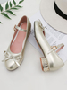 Sweet Lolita Footwear Schleifen Round Toe Leder Lolita Pumps