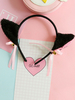 Sweet Lolita Haarschmuck Bell Bow Fox-Ohr zwei Ton Lolita Haarspange
