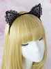 Sweet Lolita Haarspange schwarz Lolita Haarschmuck