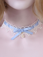 Sweet Lolita Halskette Bögen Spitze Choker