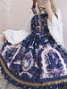 Sweet Lolita JSK Kleid Blue Romantic Vow Print Lolita Jumper Röcke