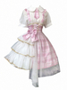Sweet Lolita JSK Kleid Idol Deklaration Bögen Rosa Lolita Pullover Röcke