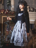 Sweet Lolita JSK Kleid Lace Up Criss-Cross Sleeveless Polyester Baby Blue Lolita Jumper Röcke