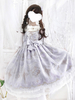 Sweet Lolita JSK Kleid Lolita Bedruckte Schleifen Lila Lolita Pullover Röcke