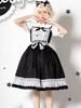 Sweet Lolita JSK Kleid Rüschen-Spitze-Bogen Lolita Pullover Röcke