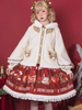 Sweet Lolita Mäntel Ecru White Rüschen Top Synthetic Winter Lolita Outwears