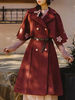 Sweet Lolita Mäntel Ember Red Fringe Cascading Rüschen Synthetic Overcoat Coat Winter Lolita Outwears
