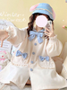 Sweet Lolita Mäntel Schleifen Rüschen Mantel Polyester Blau Winter Lolita Outwears