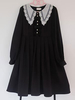 Sweet Lolita OP Dress Schwarze Lolita One Piece Kleider mit Rüschen