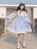 Sweet Lolita OP Kleid Bögen Langarm Lolita One Piece Kleider